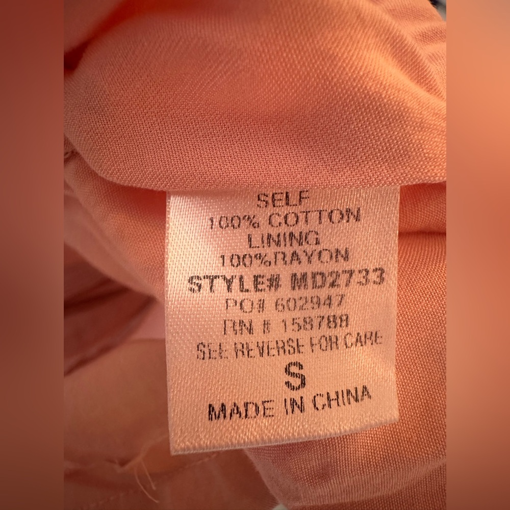 Mable Pink Puff Sleeve Blouse Babydoll Cotton Statement Top S - Picture 7 of 7